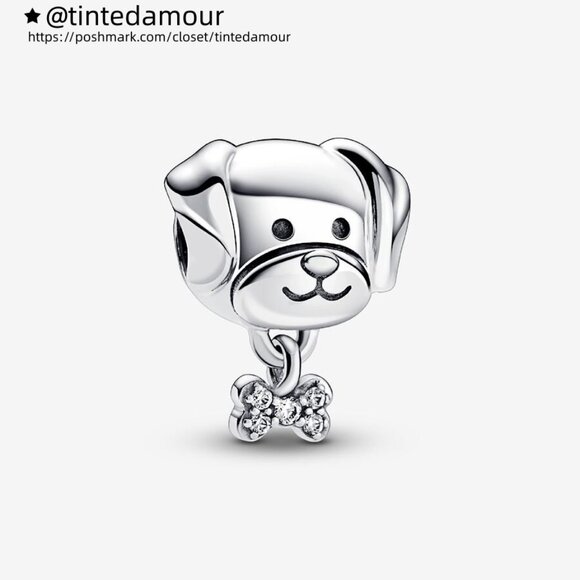 Pandora Pet Dog & Bone Charm|Pendant - Picture 1 of 2